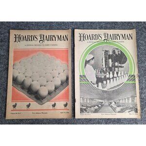 Vtg Hoards Dairyman Magazines 1939 April And May Rare Farm Publications